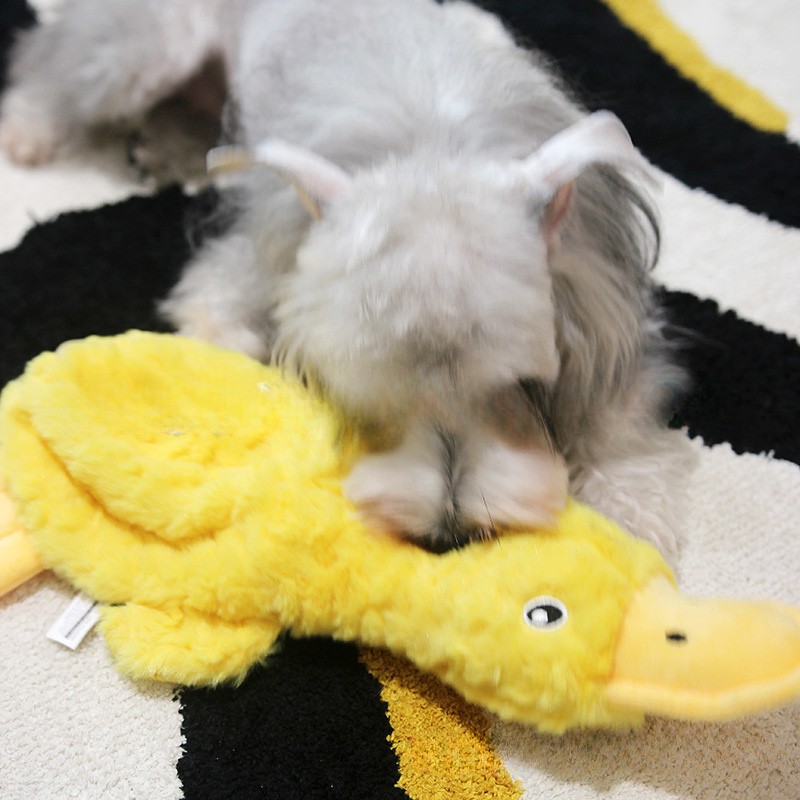 Durable Long Plush Dog Chew Toy
