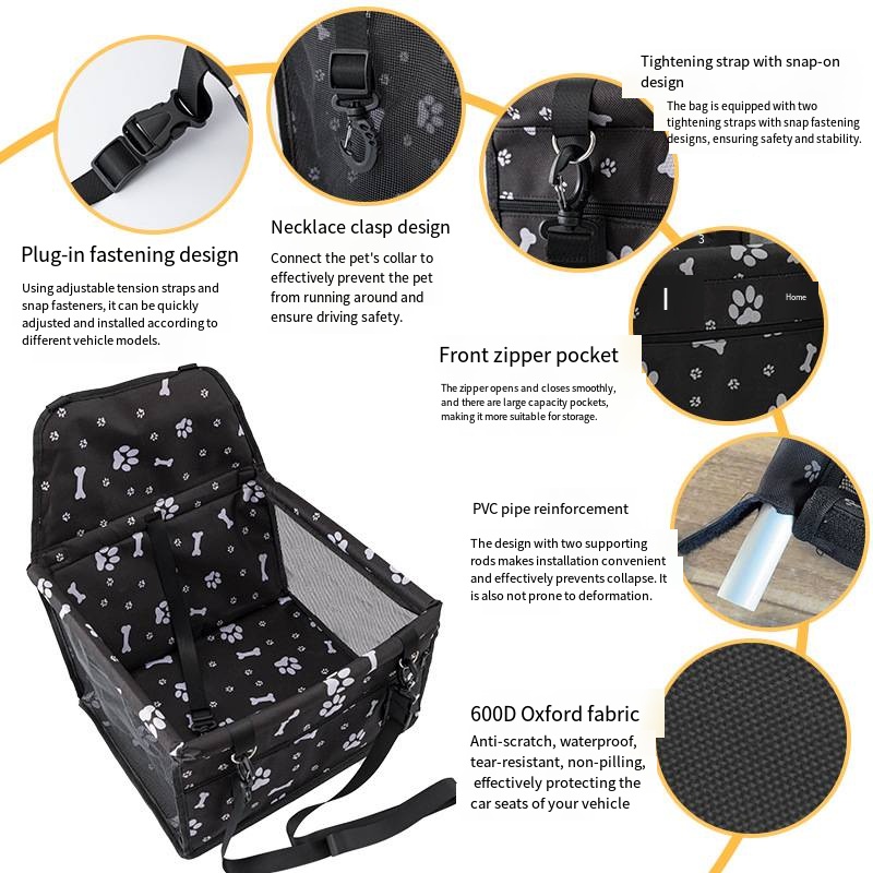 Waterproof dog car seat