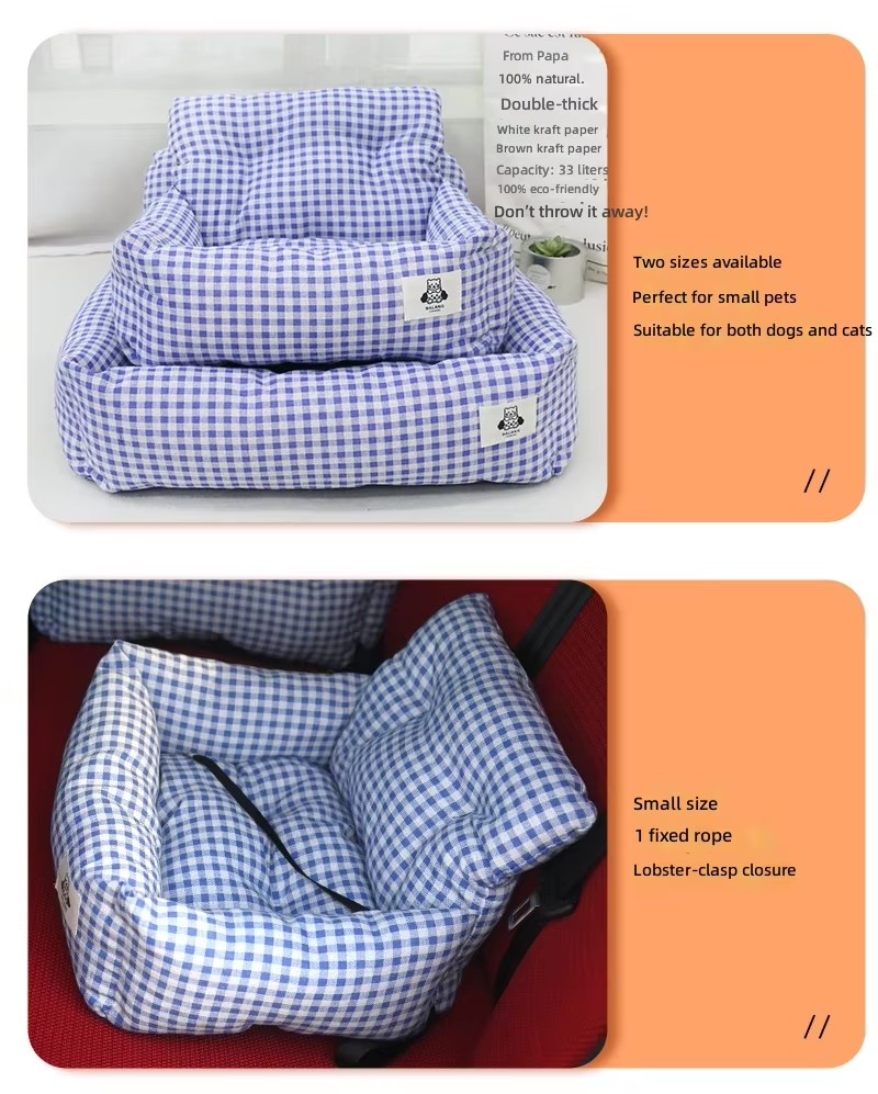 Indoor Outdoor Travel Pet Car Bed