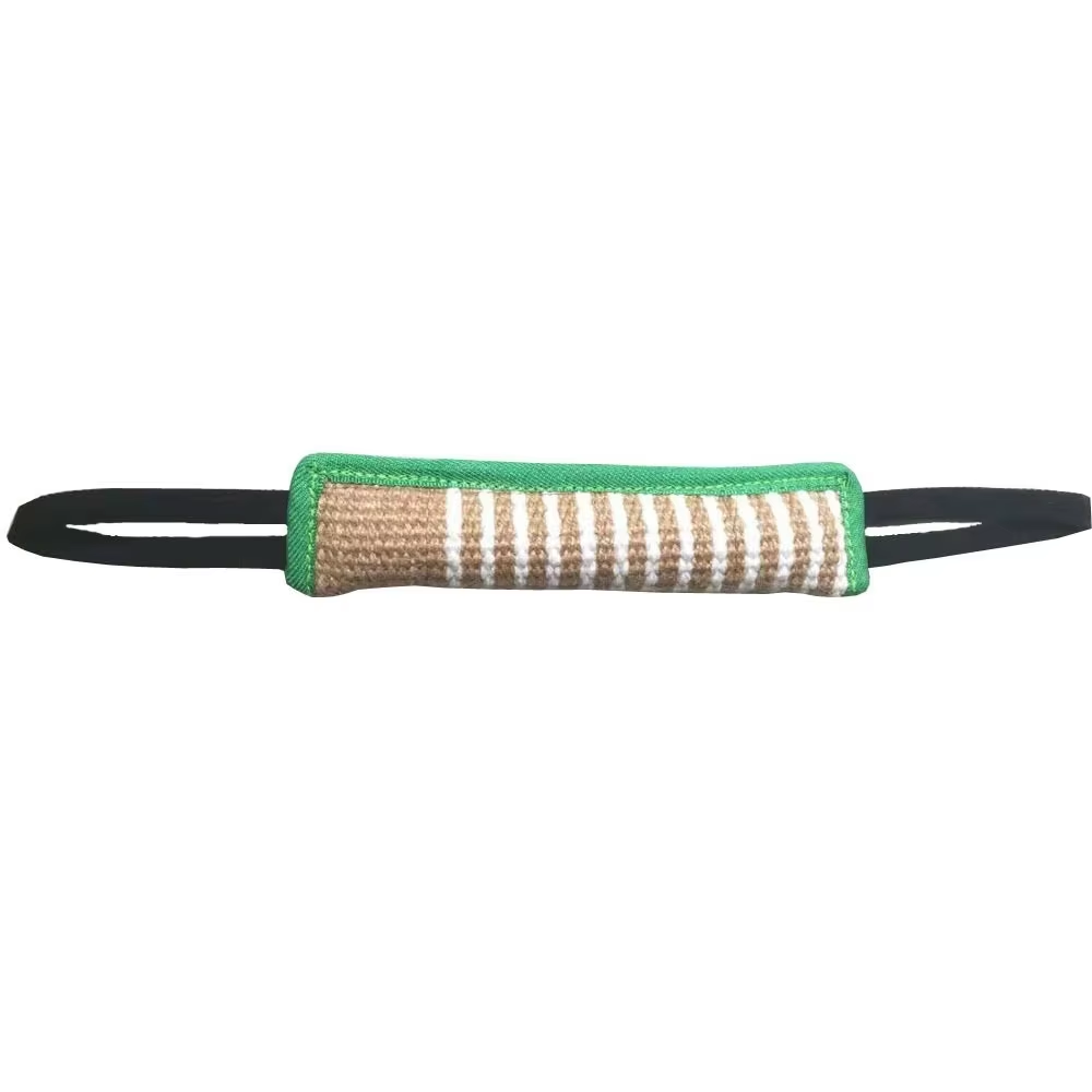 Tough Linen Dog Tug Training Toy