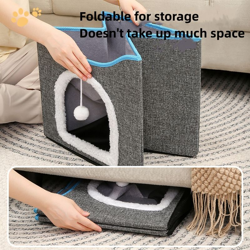 Double-Layer Foldable Cat Nest