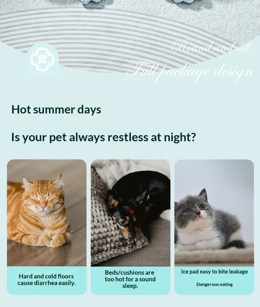 Breathable Summer Scratch‑Resistant Pet Bed
