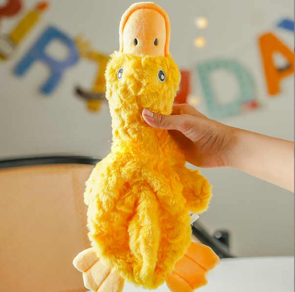 Durable Long Plush Dog Chew Toy