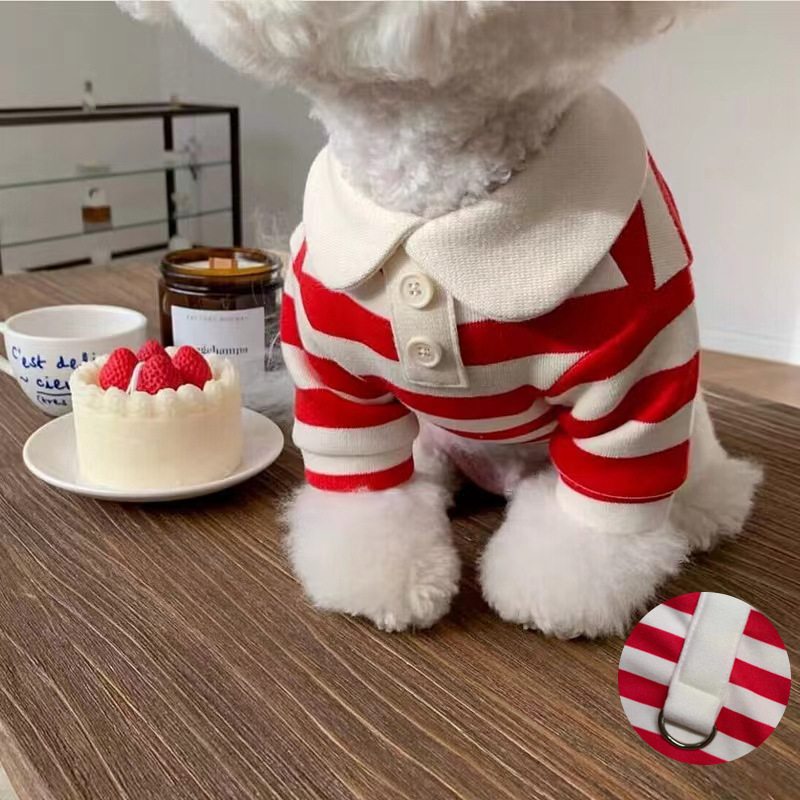 Wholesale Striped Dog Hoodie