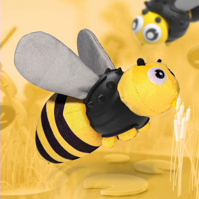 Wholesale Bee-Shaped Rubber Chew Toy for Dogs