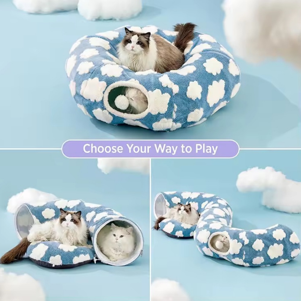Cat tunnel bed