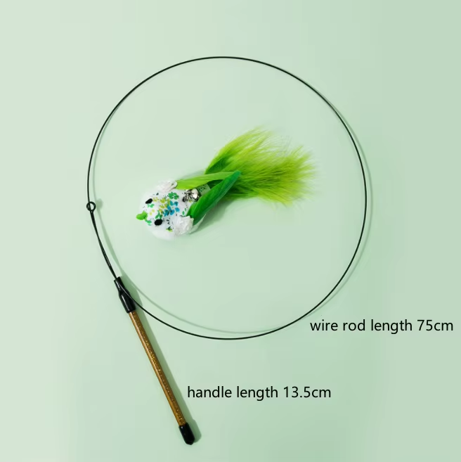 Cat Teaser Stick Toy