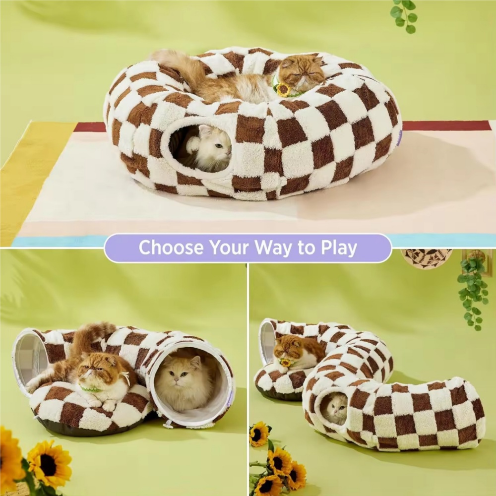 Cat tunnel bed