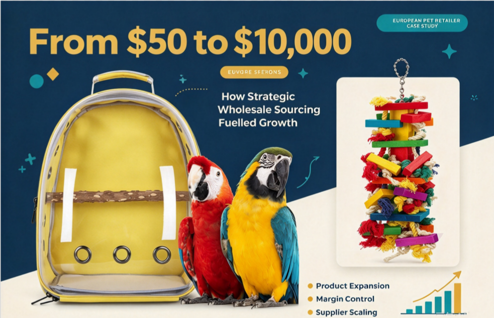 From $50 to $10,000: How a European Pet Retailer Grew with Strategic Wholesale Sourcing