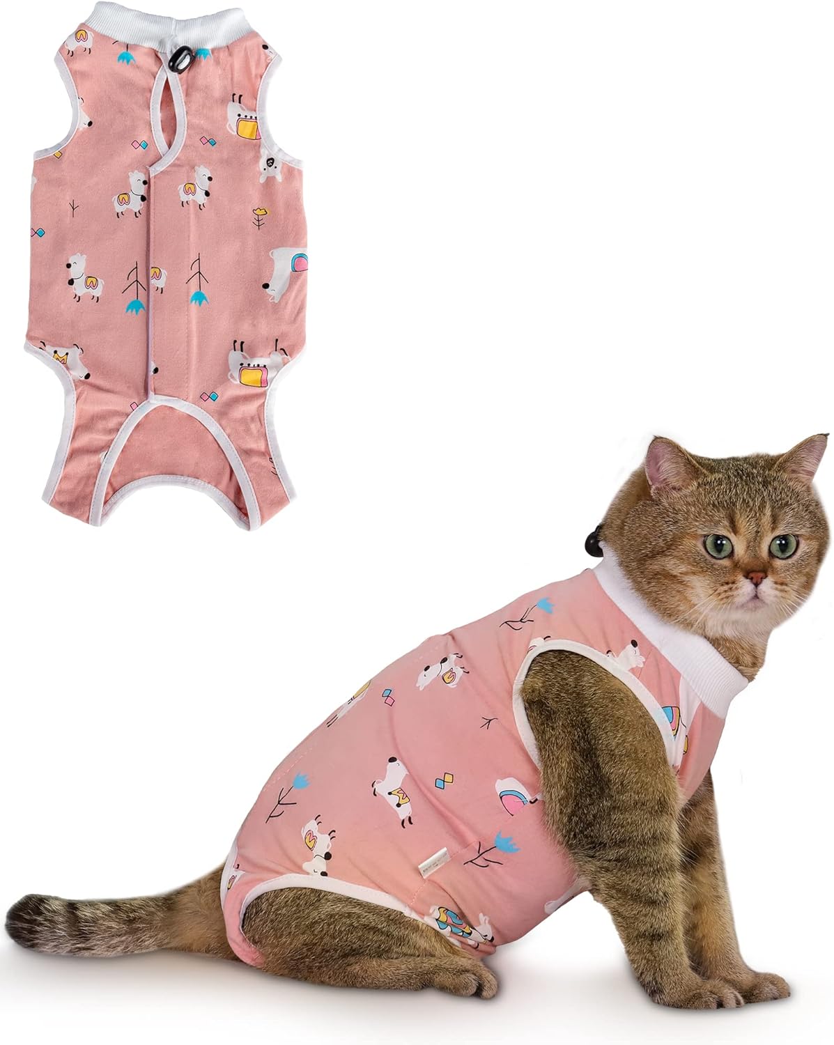 Cat Recovery Suit for Spay Abdominal Wounds