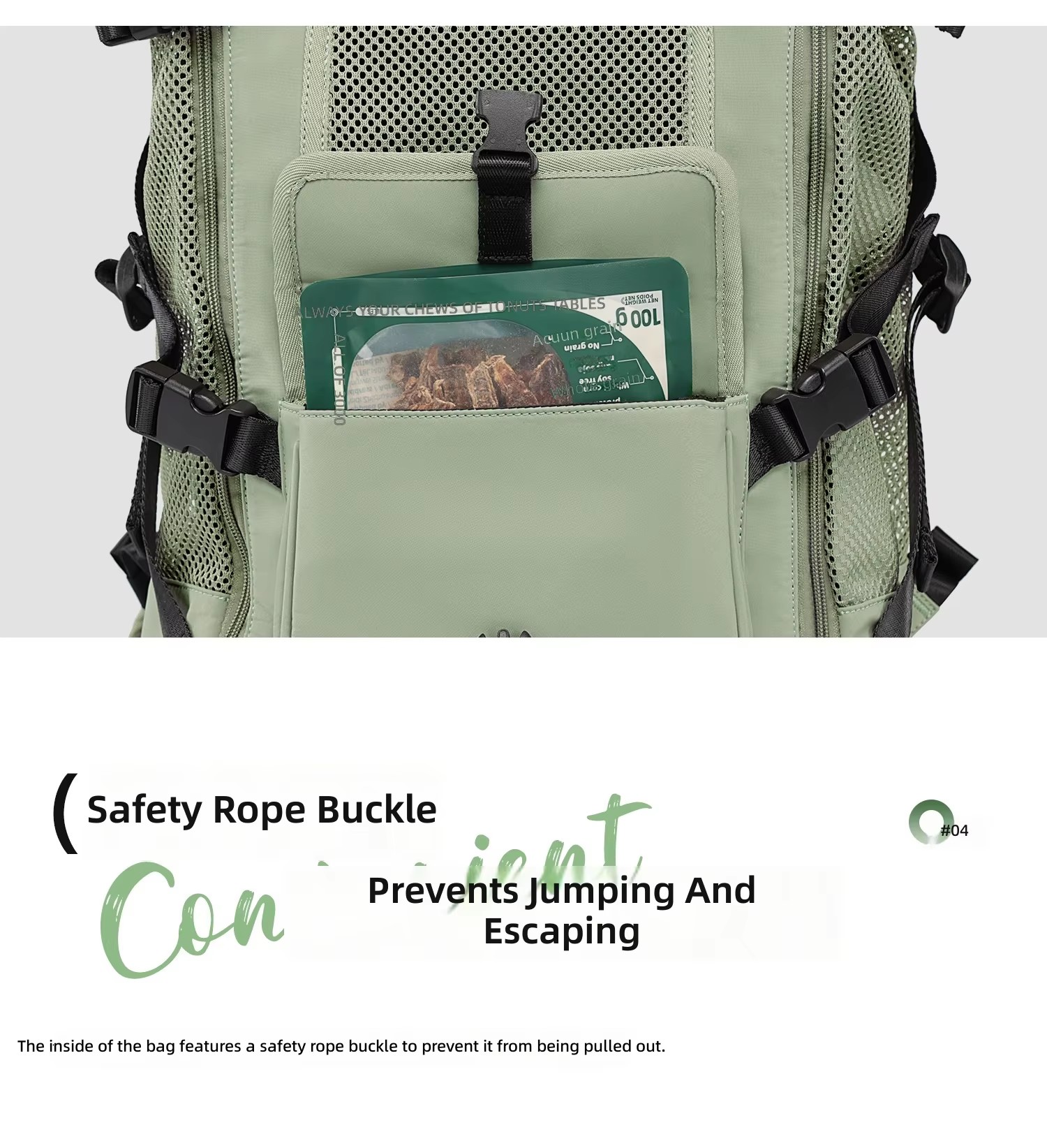 Breathable Anti-Escape Pet Travel Backpack