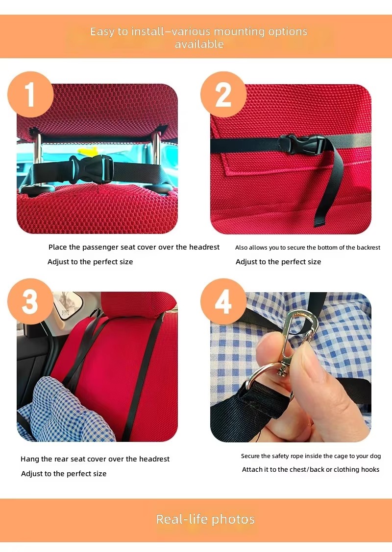 Safety Strap for Pet Home Car Trip