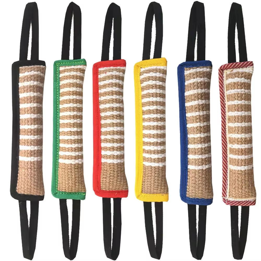Wholesale Tough Linen Dog Tug Training Toy